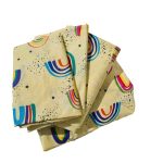 Lenjerie de pat Curcubeu, cearceaf de pat cu elastic