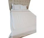 Lenjerie de pat brodata traditional pentru 2 persoane, 4 piese, bumbac ranforce - imagine 10