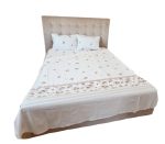 Lenjerie de pat pentru 2 persoane, 4 piese, Trandafiri ARIALE, bumbac ranforce,