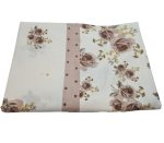 Lenjerie bumbac Ranforce 2 persoane, Trandafiri, 3 piese - imagine 5