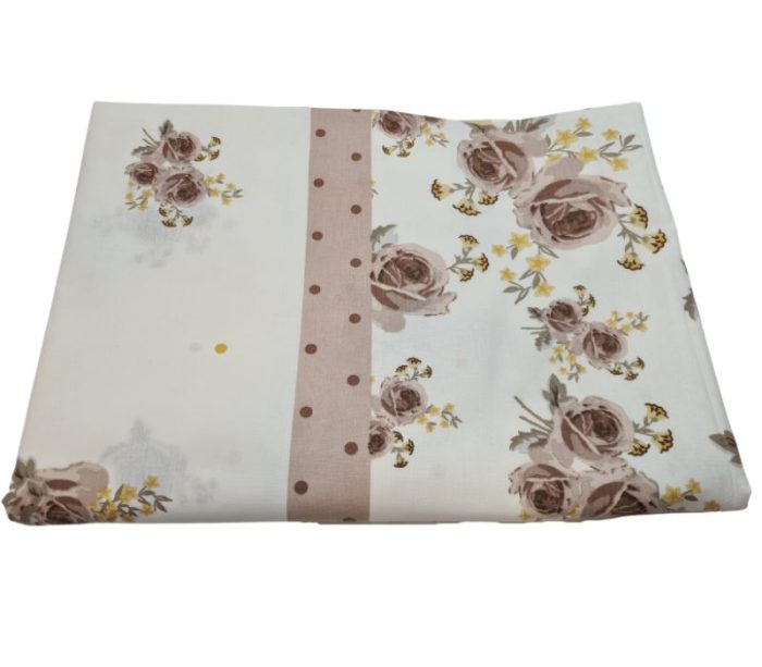 Lenjerie bumbac Ranforce 2 persoane, Trandafiri, 3 piese - imagine 5