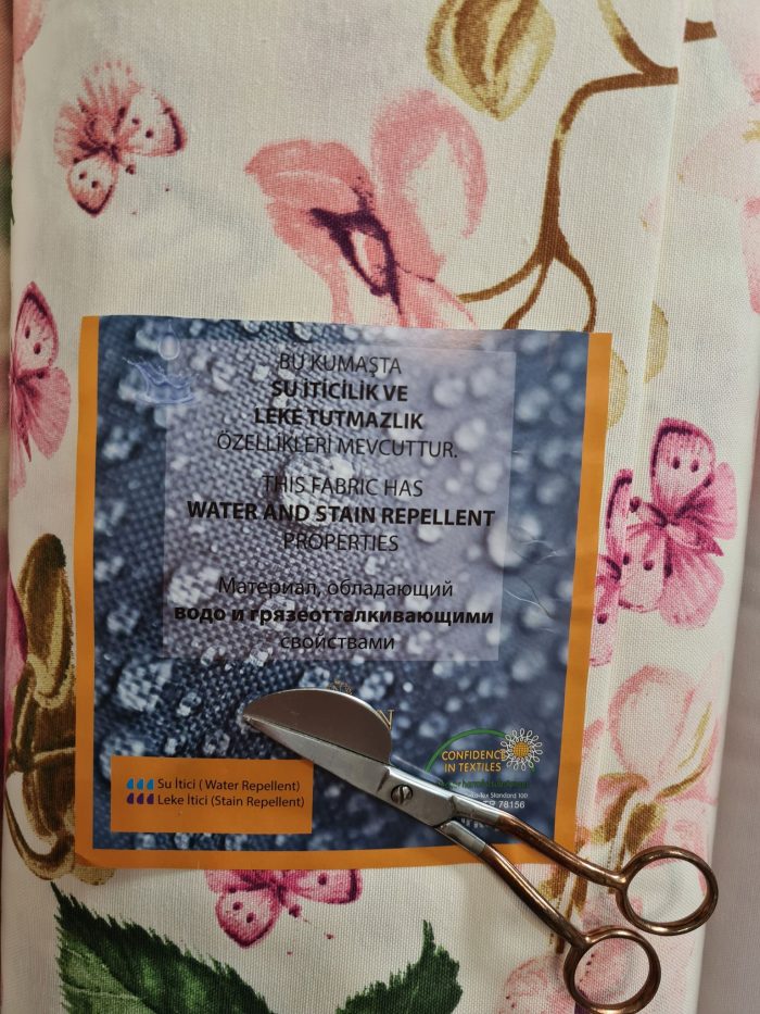 Set fata de masa cu flori, 6 servetele brodate, bumbac, 160x180 cm - imagine 4