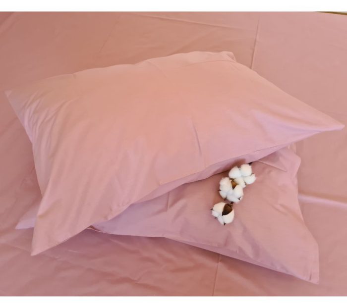 Lenjerie de pat pentru 2 persoane, 4 piese, bumbac ranforce, Lila - imagine 6