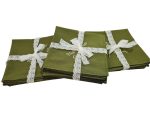 Servetel brodat 35*35cm, bumbac - imagine 4