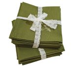 Servetel brodat 35*35cm, bumbac