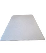 Cearceaf de pat cu elastic ARIALE, damasc satinat, 180 x 200 x 25, Alb - imagine 6
