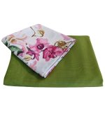 Fata de masa si traversa Green by ARIALE, 140x100 cm, textil, Multicolor - imagine 6