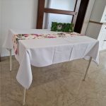 Set 2 piese, fata de masa si traversa Pure by ARIALE, 140x100 cm, textil, Multicolor - imagine 4