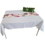 Set 2 piese, fata de masa si traversa Pure by ARIALE, 140x100 cm, textil, Multicolor