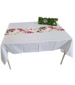 Set 2 piese, fata de masa si traversa Pure by ARIALE, 140x100 cm, textil, Multicolor