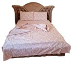 Lenjerie de pat dublu, 200x220 cm, pentru 2 persoane, 4 piese, IDONA by ARIALE, bumbac ranforce, Multicolor