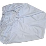 Husa protectie impermeabila saltea ARIALE, 120x60 cm, alb
