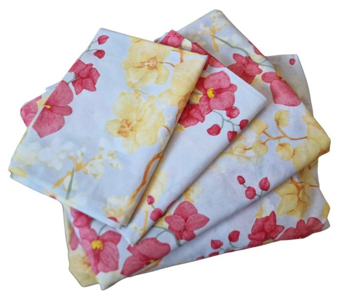 Lenjerie de pat dublu, 200x220 cm, pentru 2 persoane, 4 piese, ANJA by ARIALE, bumbac ranforce, Multicolor - imagine 3