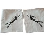 Lenjerie de pat brodata Sea Lovers by Ariale, pentru 2 persoane, bumbac ranforce, 200 x220 cm - imagine 6