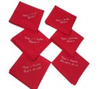 Set Passion, fata de masa cu flori, 6 servetele brodate, bumbac, 160x180 cm - imagine 6