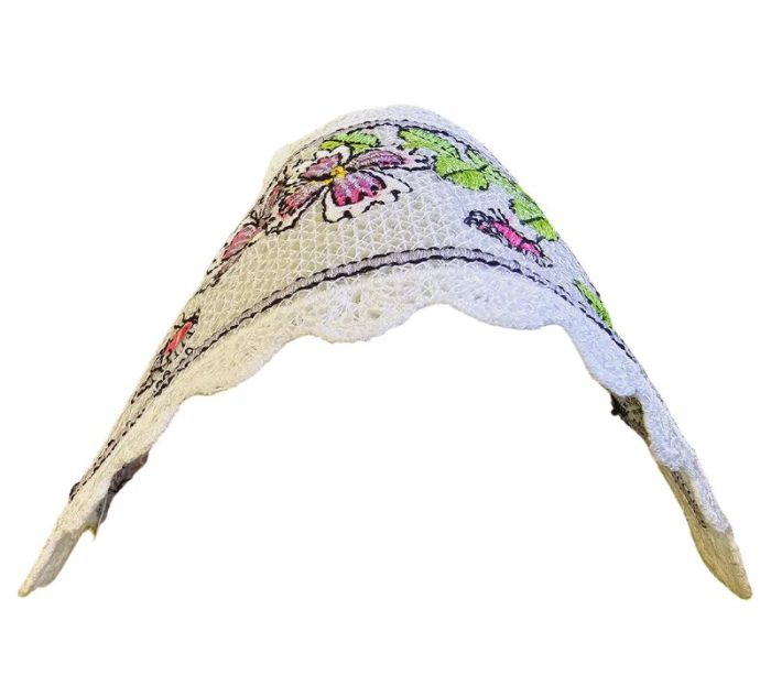 Semn de carte brodat Garofite ARIALE - imagine 2