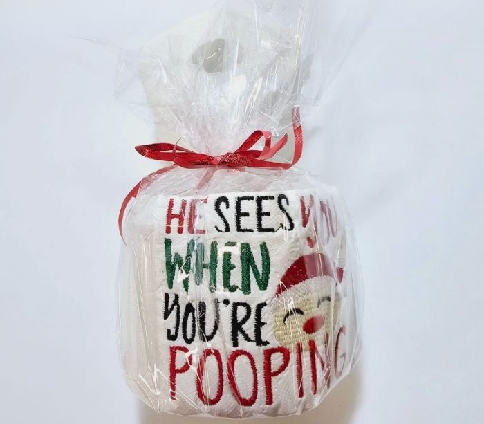 Hartie Igienica Brodata Craciun Ariale , multicolor, celuloza - imagine 8