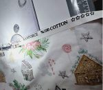 Lenjerie pat Single, Vis de Craciun, 3piese, Ariale - imagine 4