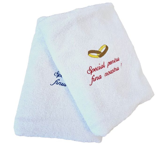 Set de 2 Prosoape Brodate pentru Fini - imagine 4