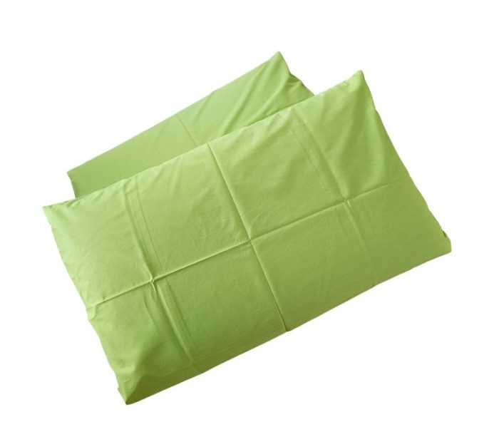 Set 2 fete de perna, Green Bliss Ariale, 50x70cm, bumbac ranforce, Verde - imagine 3