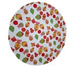 Fata de masa, Spitirul Craciunului Ariale, Rotund, 90cm, textil, Multicolor - imagine 2