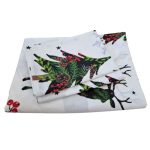 Lenjerie de pat pentru o persoana, 3 piese, Craciun Design by ARIALE, bumbac ranforce, Multicolor