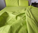 Set 2 fete de perna, Green Bliss Ariale, 50x70cm, bumbac ranforce, Verde - imagine 5