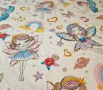 Lenjerie pentru patut bebelusi 60 x 120 cm, din bumbac ranforce, trei piese, Ariale, Zane - imagine 8