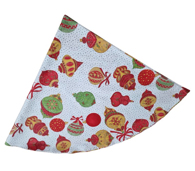 3 Fata de masa, Spitirul Craciunului Ariale, Rotund, 90cm, textil, Multicolor - imagine 1