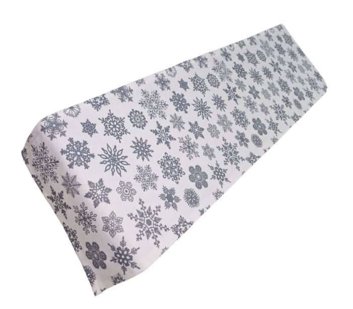 Traversa masa, Grey Joy Ariale, 140 x 30 cm, textil, Multicolor - imagine 3