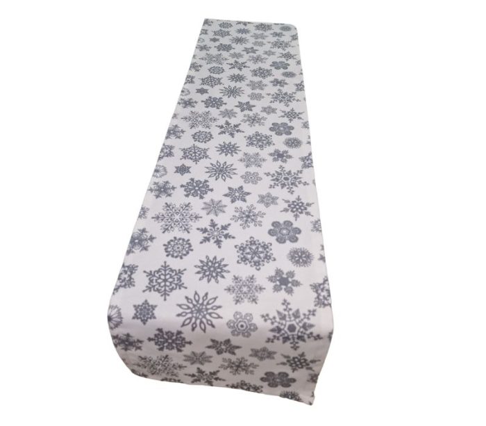 Traversa masa, Grey Joy Ariale, 140 x 30 cm, textil, Multicolor - imagine 4