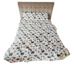 Lenjerie pat Single, Vis de Craciun, 3piese, Ariale - imagine 7