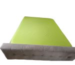 Cearceaf de pat cu elastic Green Bliss Ariale, bumbac ranforce, Verde - imagine 4