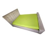Cearceaf de pat cu elastic Green Bliss Ariale, bumbac ranforce, Verde - imagine 7