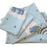 Lenjerie de pat dublu, pentru 2 persoane, Baloane ARIALE, bumbac ranforce, Multicolor