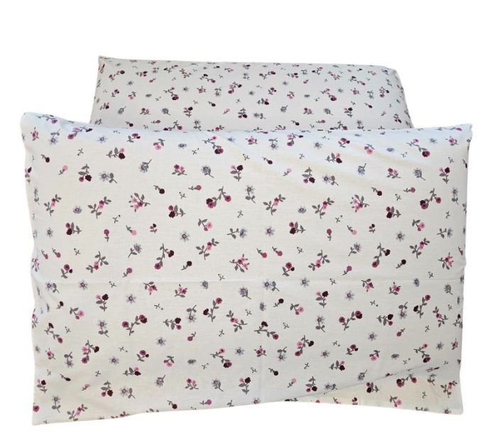 Lenjerie de pat Chic Hue Ariale, pentru 1 persoana, 3 piese, bumbac ranforce, Multicolor - imagine 4