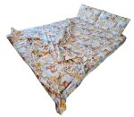 Lenjerie de pat Arome de Poveste Ariale, pentru 1 persoana, 3 piese, bumbac ranforce, Multicolor - imagine 9