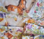 Lenjerie de pat Arome de Poveste Ariale, pentru 1 persoana, 3 piese, bumbac ranforce, Multicolor - imagine 2