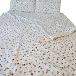 Lenjerie de pat Chic Hue Ariale, pentru 2 persoane, 4 piese, bumbac ranforce, Multicolor