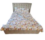 Lenjerie de pat Arome de Poveste Ariale, pentru 1 persoana, 3 piese, bumbac ranforce, Multicolor - imagine 8