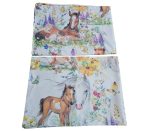 Set 2 fete de perna,  Arome de Poveste Ariale, 50x70cm, bumbac ranforce, Multicolor - imagine 3