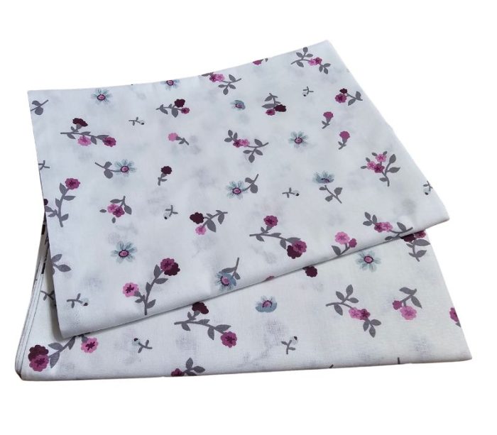 Lenjerie de pat Chic Hue Ariale, pentru 1 persoana, 3 piese, bumbac ranforce, Multicolor - imagine 6