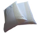 Set 2 fete de perna,  Dulce Visare Ariale, 50x70cm, bumbac ranforce, alb - imagine 12