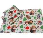Cearceaf de pat cu elastic, Padurea Fermecata Ariale, multicolor - imagine 4