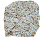 Cearceaf de pat cu elastic, Jurassic Ariale, multicolor - imagine 3