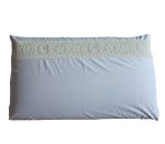 Set 2 fete de perna,  Dulce Visare Ariale, 50x70cm, bumbac ranforce, alb - imagine 4