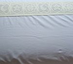 Set 2 fete de perna,  Dulce Visare Ariale, 50x70cm, bumbac ranforce, alb - imagine 5