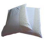 Set 2 fete de perna,  Dulce Visare Ariale, 50x70cm, bumbac ranforce, alb - imagine 7