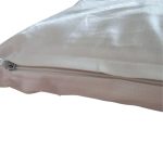 Set 2 fete de perna,  Dulce Visare Ariale, 50x70cm, bumbac ranforce, alb - imagine 9