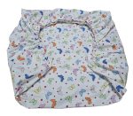 Cearceaf de pat cu elastic Ariale's Delicate Wings, bumbac ranforce, Multicolor - imagine 5